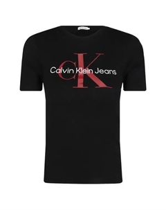 Футболка стандартного кроя, черный Calvin klein