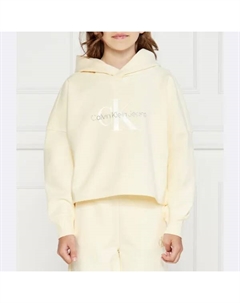 Толстовка свободного кроя, бежевый Calvin klein