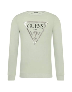 Толстовка обычного кроя, зеленый Guess