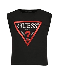 Укороченная футболка, черный Guess