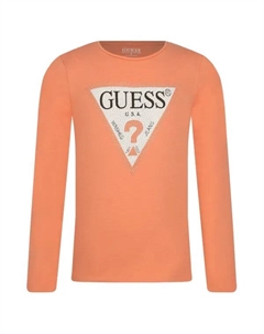 Блузка стандартного кроя, оранжевый Guess