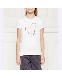 Футболка стандартного кроя, белый Guess