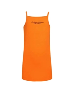 Платье, оранжевый Calvin klein