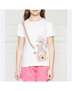 Футболка стандартного кроя, белый Guess