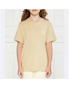 Футболка стандартного кроя, бежевый Calvin klein