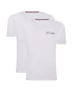 Комплект из двух футболок стандартного кроя, белый Tommy hilfiger