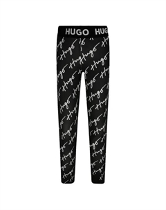 Леггинсы узкого кроя, черный Hugo