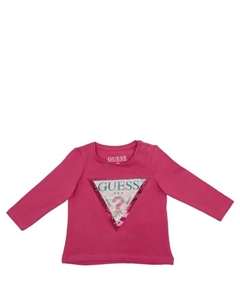 Блузка стандартного кроя, фуксия Guess