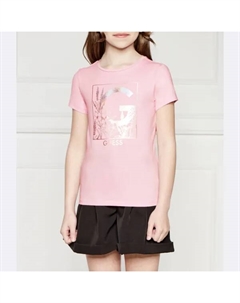 Футболка стандартного кроя, розовый Guess