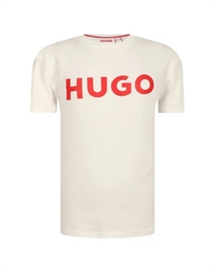 Футболка стандартного кроя, белый Hugo