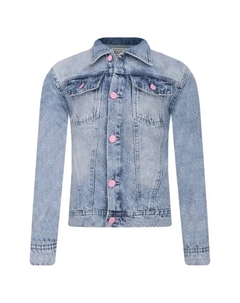 Джинсовая куртка стандартного кроя, синий Guess