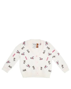 Кардиган стандартного кроя, бежевый Guess