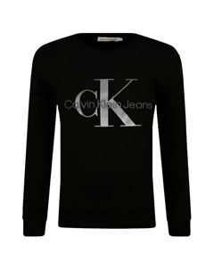 Толстовка обычного кроя, черный Calvin klein