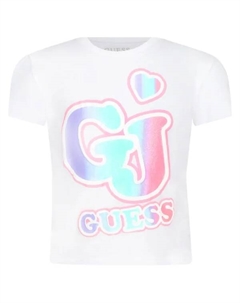 Футболка стандартного кроя, белый Guess