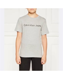 Футболка стандартного кроя, серый Calvin klein