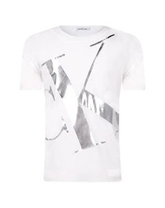 Футболка стандартного кроя, белый Calvin klein