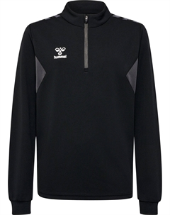 Толстовка Mit Kurzem Reißverschluss Hmlauthentic Half Zip Sweat Kids, черный Hummel