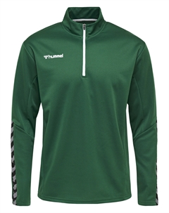 Толстовка Mit Kurzem Reißverschluss Hmlauthentic Kids Half Zip, цвет EVERGREEN Hummel