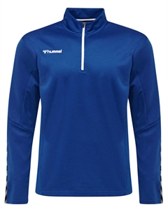 Толстовка Mit Kurzem Reißverschluss Hmlauthentic Kids Half Zip, цвет TRUE BLUE Hummel