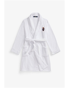 Халат BEAR PATCH ROBE, цвет white Polo ralph lauren