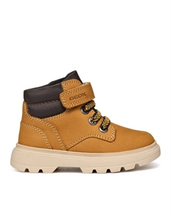 Ботильоны на шнуровке, коричневый Geox