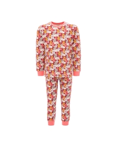 Пижамный комплект Orange Forest с леопардовым принтом, оранжевый Banblu