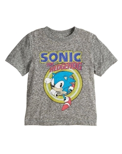 Футболка Sonic Coin Beast для малышей и малышей, серый Jumping beans
