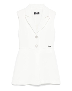 Креповый комбинезон, белый Monnalisa