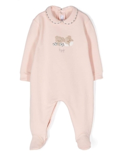 Пижама с заплатками в виде плюшевого мишки, розовый Il gufo