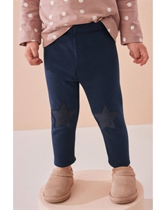 Уютные леггинсы с флисовой подкладкой (3 мес 7 лет), синий Next