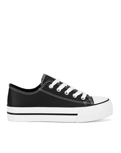 Полуботинки Sneakers aus Stoff, черный Deezee