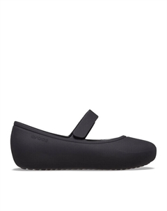 Балетки Brooklyn Mary Jane Flat T, черный Crocs