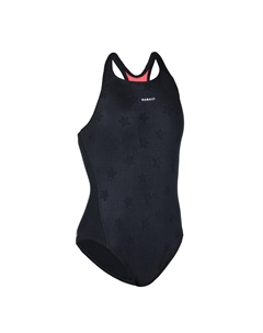 ЦЕЛЬНЫЙ КУПАЛЬНИК ДЛЯ ДЕВОЧЕК KAMILEON BLACK Nabaiji