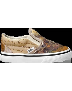 Кеды Vincent Van Gogh x Classic Slip-On Toddler Skull, желтый Vans