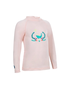 Детская футболка с длинными рукавами и УФ-защитой - Розовый Nabaiji