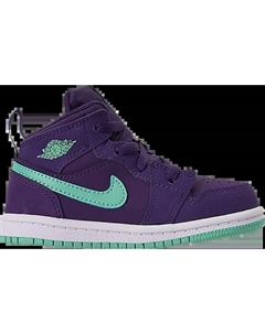Кроссовки 1 Mid TD Ink Emerald Rise, фиолетовый Air jordan