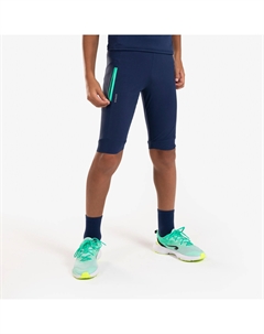 Детские шорты для бега Dry+ - темно-синий и зеленый Kiprun