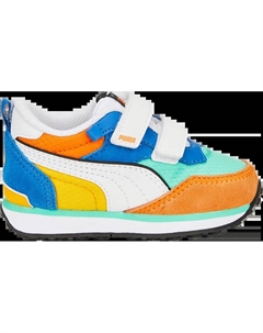 Кроссовки Rider FV Infant Biscay Green Vibrant Orange, зеленый Puma