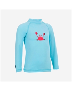 Детская футболка с длинными рукавами и защитой от ультрафиолета - синяя Nabaiji