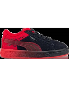 Кроссовки Batman x Suede Classic Infant Black Barbados Cherry, красный Puma