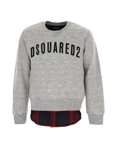 Толстовка с логотипом, серый Dsquared2