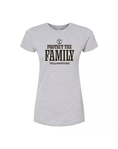 Облегающая футболка Yellowstone Protect Family для юниоров, серый Licensed character