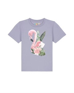 Футболка с принтом FLAMINGO MIT BLUMEN, цвет lavender Watapparel
