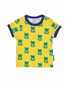 Футболка mit Frosch Print, желтый Toby tiger