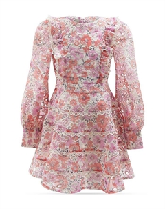 Мини-платье Odette для девочек - Little Kid, Big Kid, розовый Bardot