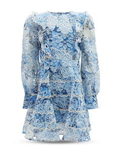 Мини-платье Odette для девочек - Little Kid, Big Kid, синий Bardot