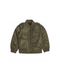Детский бомбер l74l11 хаки, зеленый Guess