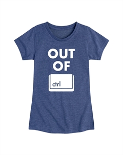 Футболка с рисунком Out Of CTRL для девочек 7–16 лет, синий Licensed character