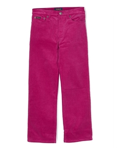 Вельветовые брюки прямого кроя, розовый Ralph lauren