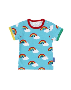 Футболка mit Regenbogen Print, синий Toby tiger